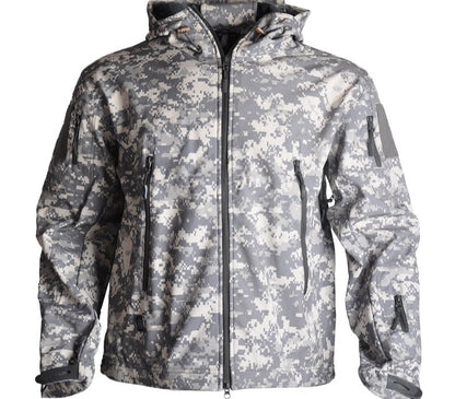 Veste homme militaire imperméable coupe-vent chaude