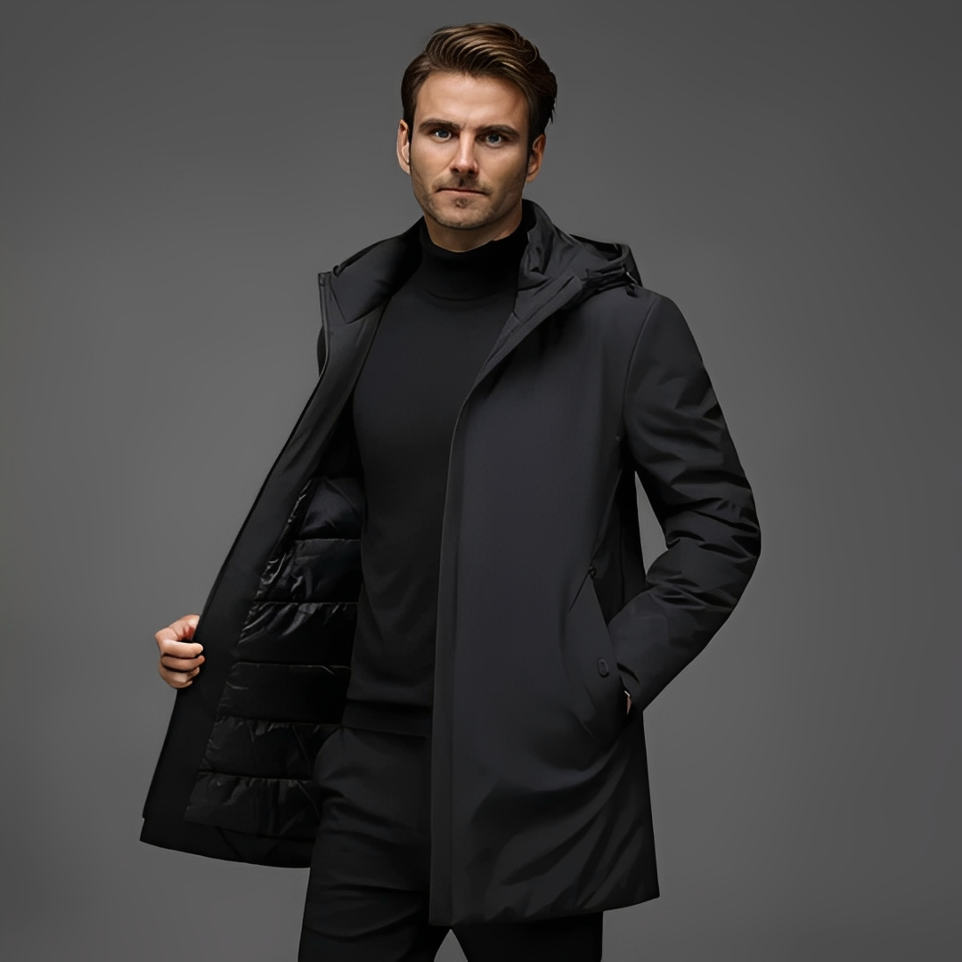 Blouson homme hiver imperméable chaud coupe-vent stylé