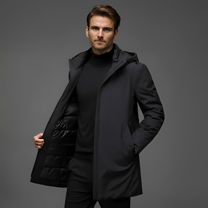 Blouson homme hiver imperméable chaud coupe-vent stylé