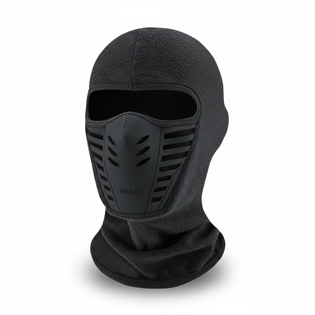 Passe-montagne thermique coupe-vent polaire doux pour ski