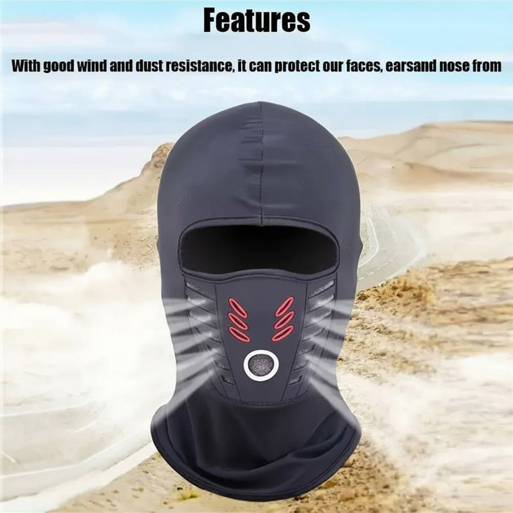 Passe-montagne thermique coupe-vent polaire doux pour ski