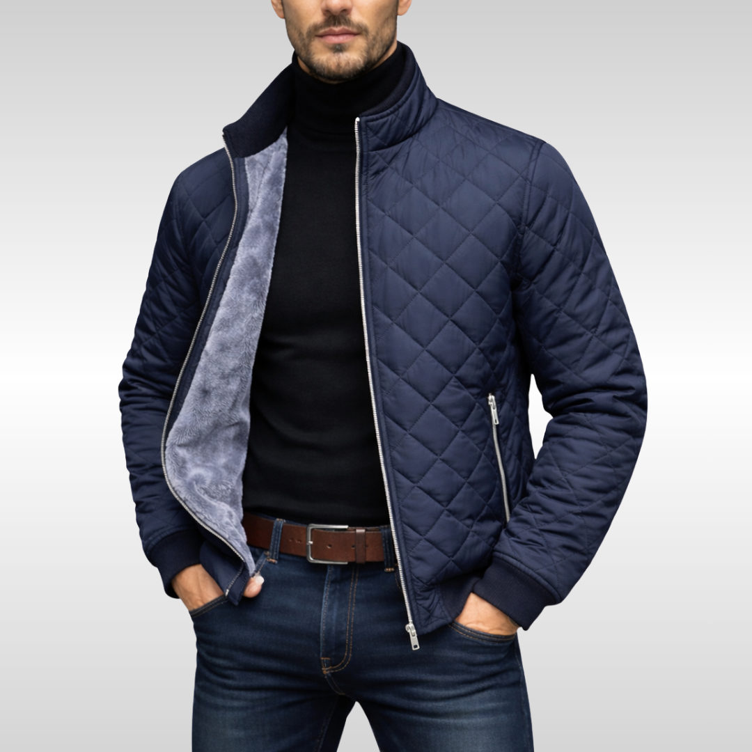Veste d'hiver homme matelassée coupe moderne