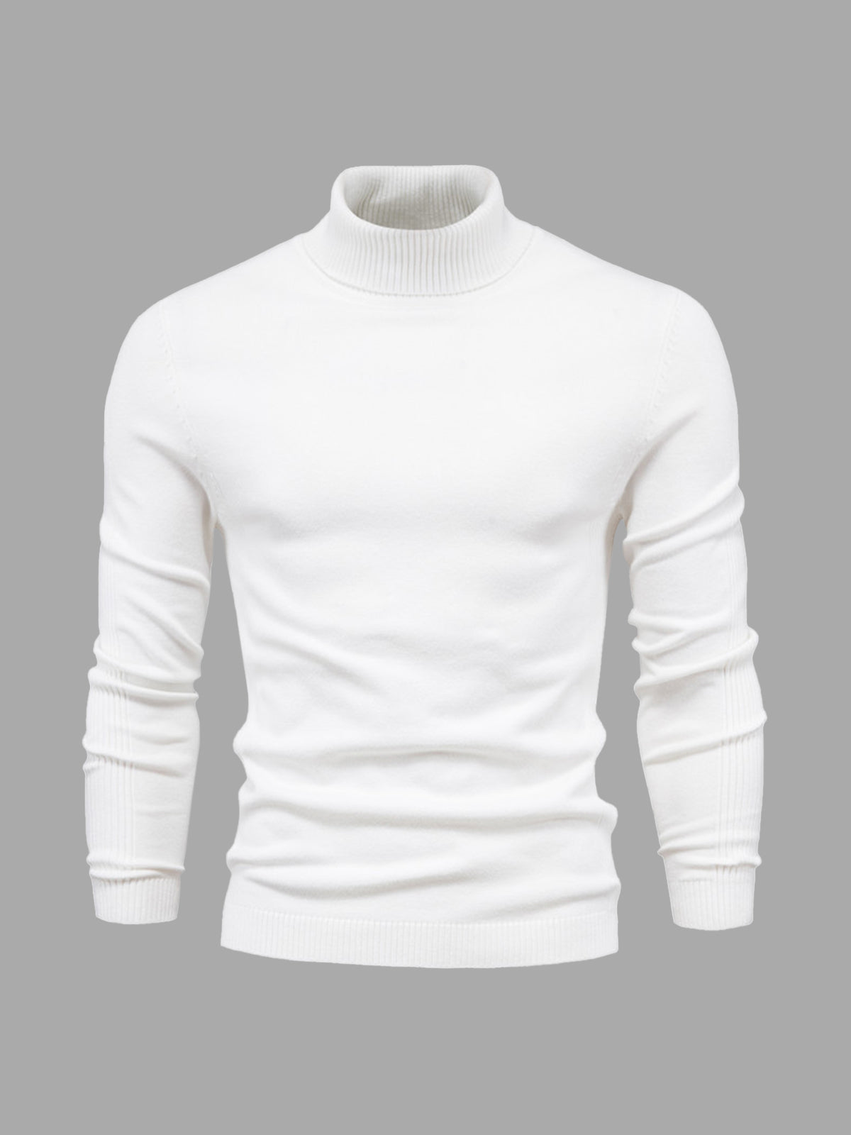 Pull col roulé homme lavable moderne élégant