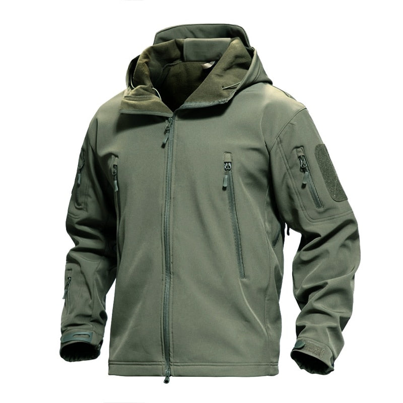 Veste homme militaire imperméable coupe-vent chaude