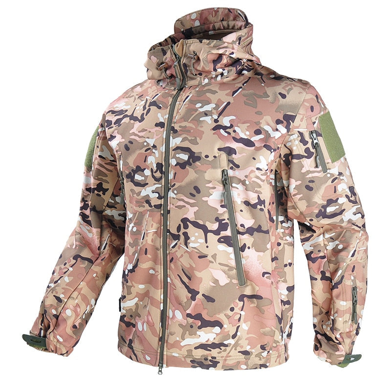 Veste homme militaire imperméable coupe-vent chaude