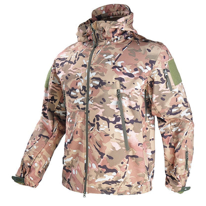Veste homme militaire imperméable coupe-vent chaude