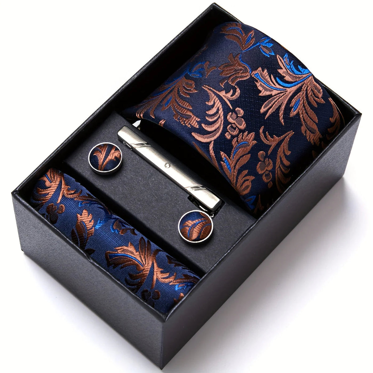 Set cravate homme motif Paisley complet élégant