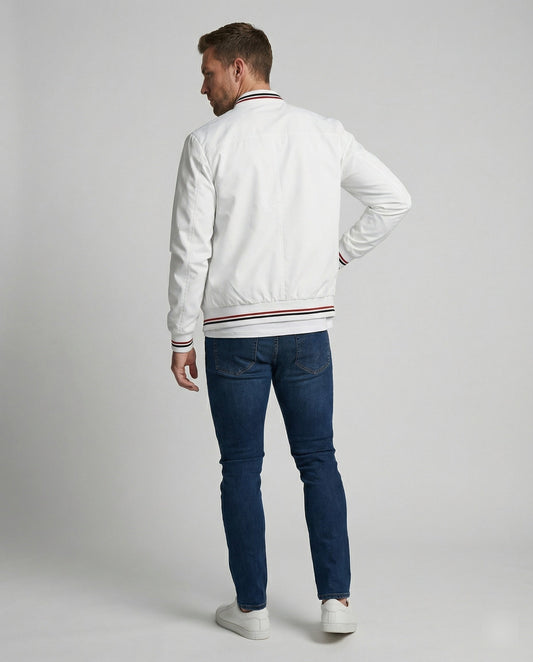 Veste homme décontractée imperméable col montant