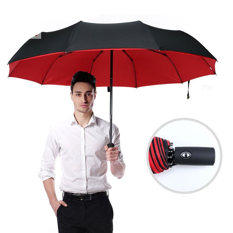Parapluie automatique résistant au vent anti-UV portable