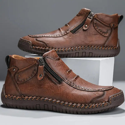 Chaussures homme orthopédiques ergonomiques à enfilage facile