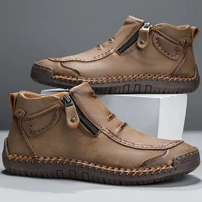 Chaussures homme orthopédiques ergonomiques à enfilage facile