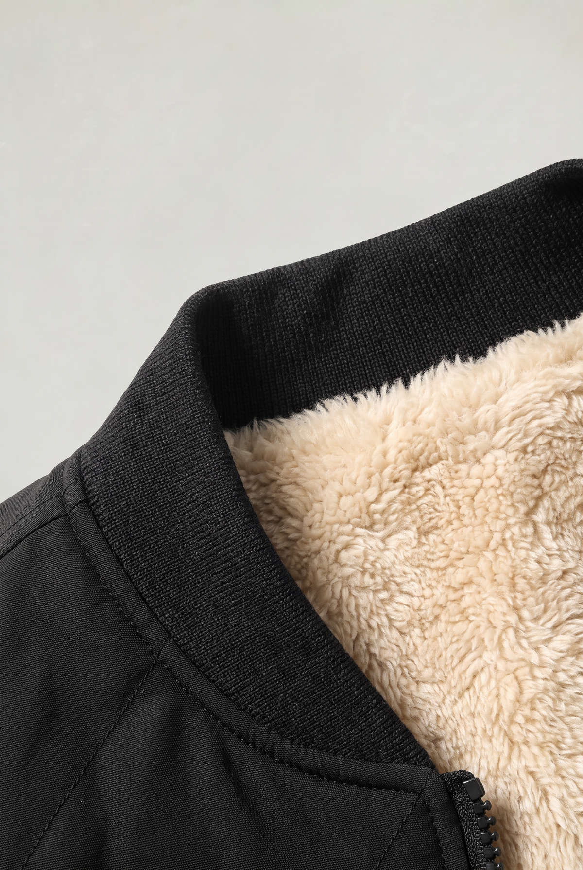 Blouson bomber homme doublure polaire décontracté