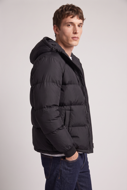 Doudoune homme à capuche coupe ample hiver
