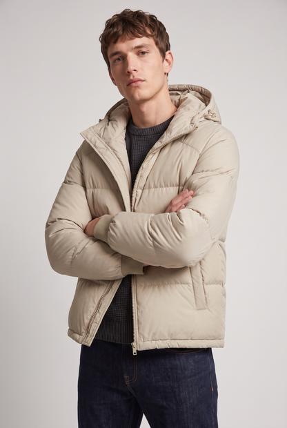 Doudoune homme à capuche coupe ample hiver