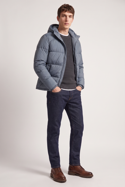 Doudoune homme à capuche coupe ample hiver