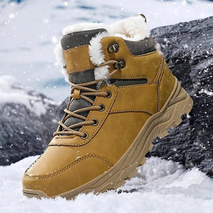 Herren-Winterstiefel mit warmem Futter und robuster Sohle