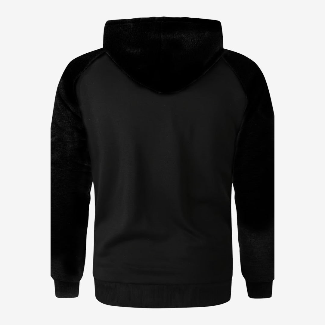 Veste polaire homme doublure sherpa chaude à capuche