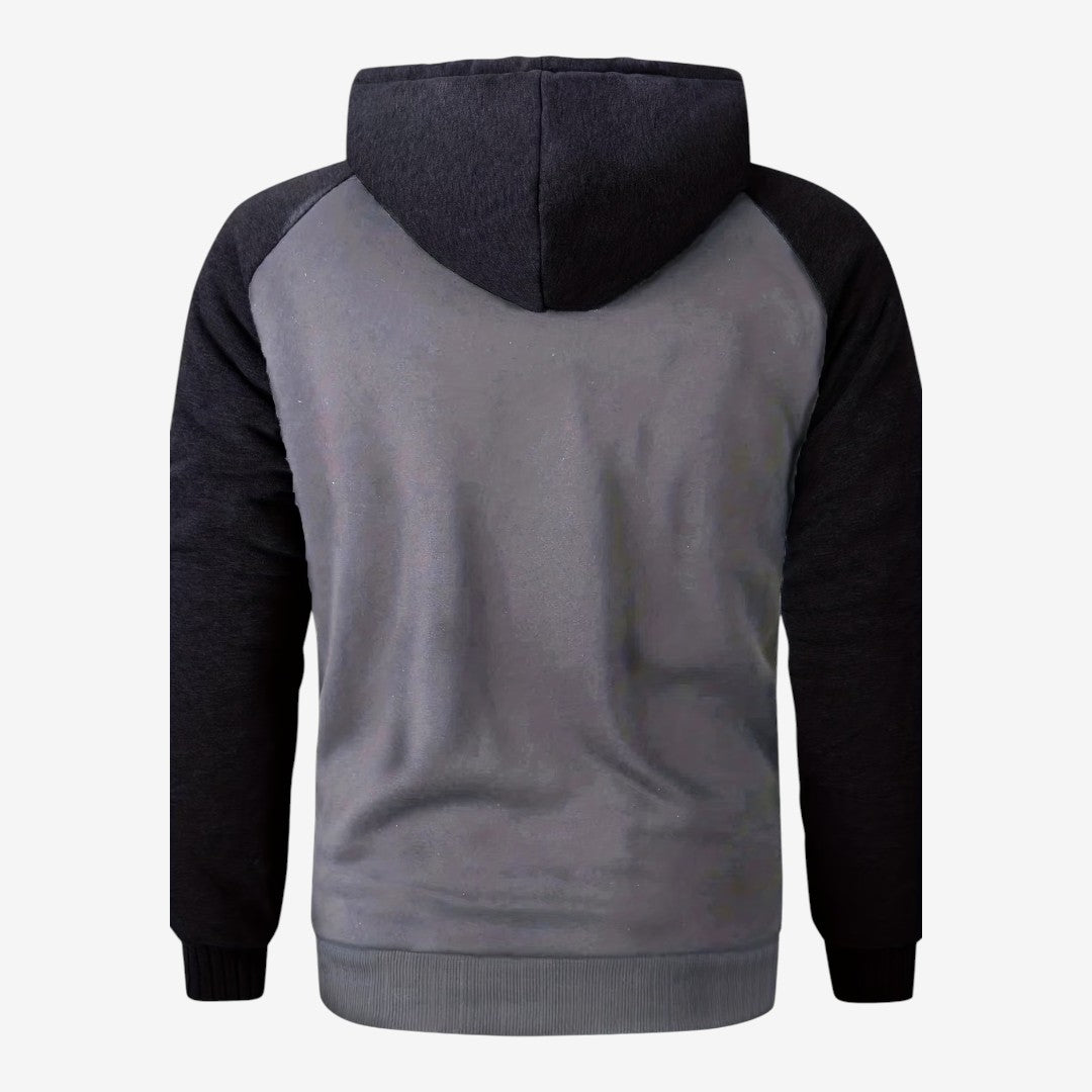 Veste polaire homme doublure sherpa chaude à capuche