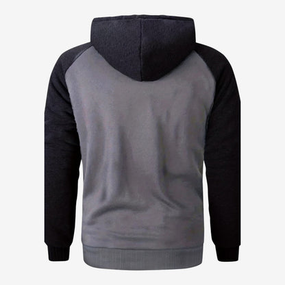 Veste polaire homme doublure sherpa chaude à capuche
