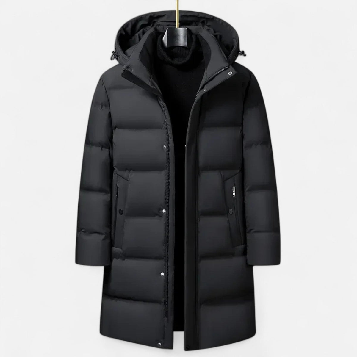 Warmer und eleganter Winterparka für Herren mit Daunenfüllung
