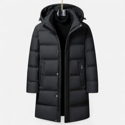 Warmer und eleganter Winterparka für Herren mit Daunenfüllung