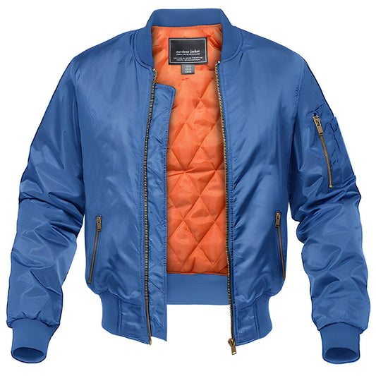Blouson homme aviateur chaud coupe-vent pour l'hiver
