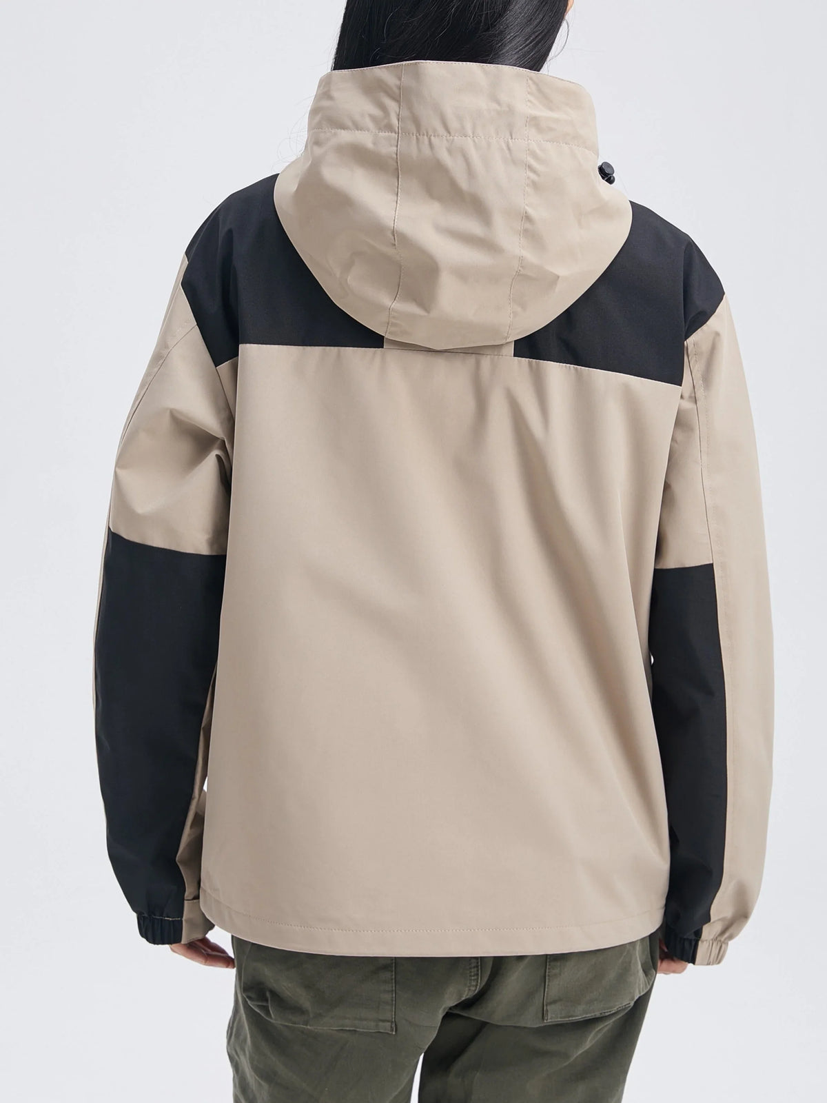 3-in-1-Herrenjacke, wasserdicht mit abnehmbarer Kapuze