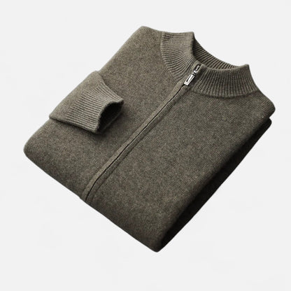 Cardigan homme laine mérinos léger respirant