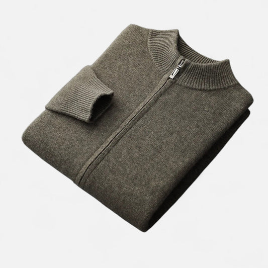 Cardigan homme laine mérinos léger respirant