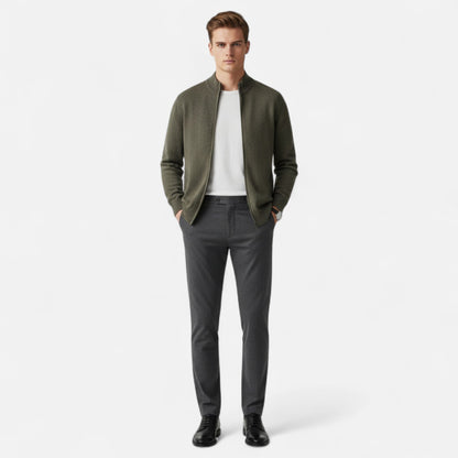 Cardigan homme laine mérinos léger respirant