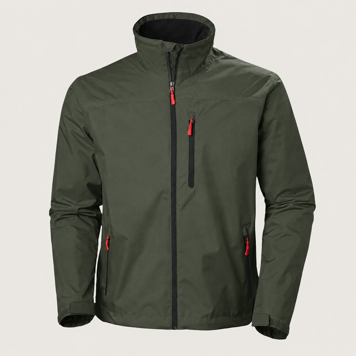 Veste unisexe légère imperméable coupe-vent zippée
