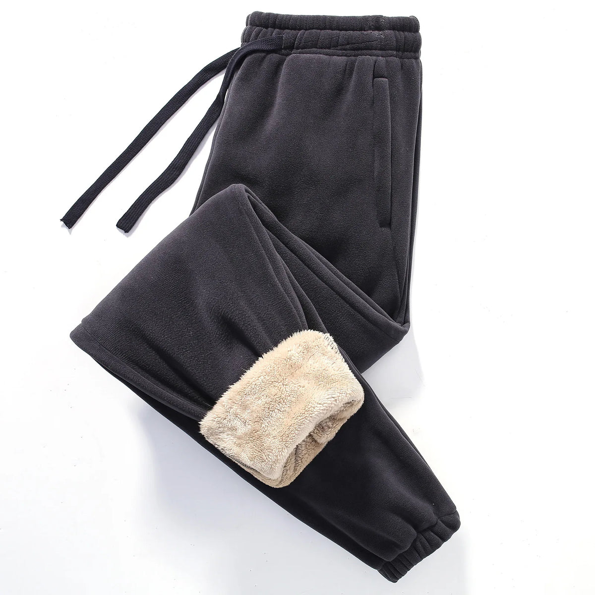 Warme Herren-Jogginghose mit Sherpa-Futter