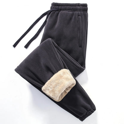 Warme Herren-Jogginghose mit Sherpa-Futter