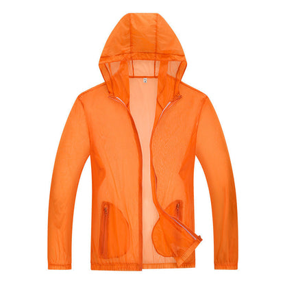 Veste de pluie homme ultra-légère respirante et réfléchissante