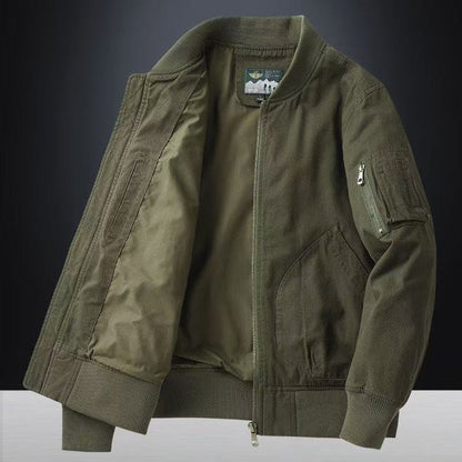 Blouson bomber homme coupe décontractée col baseball