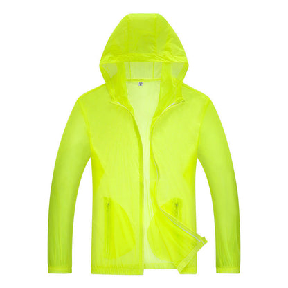 Veste de pluie homme ultra-légère respirante et réfléchissante