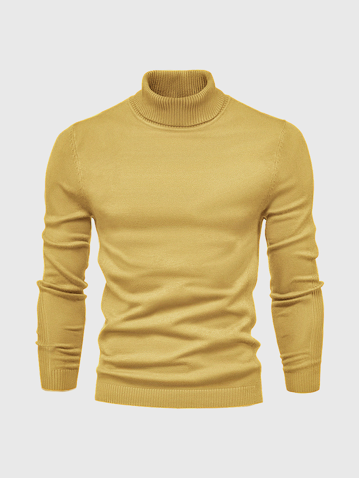 Pull col roulé homme lavable moderne élégant