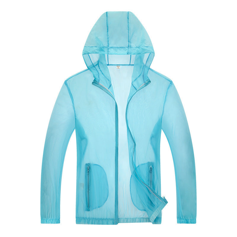 Veste de pluie homme ultra-légère respirante et réfléchissante