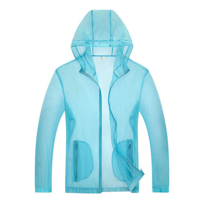 Veste de pluie homme ultra-légère respirante et réfléchissante