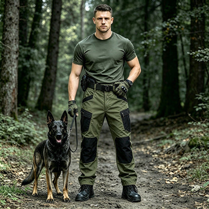Wasserabweisende taktische Hose aus dehnbarem Polyester