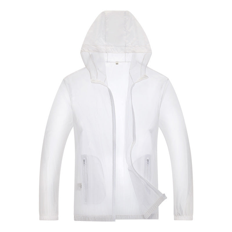 Veste de pluie homme ultra-légère respirante et réfléchissante