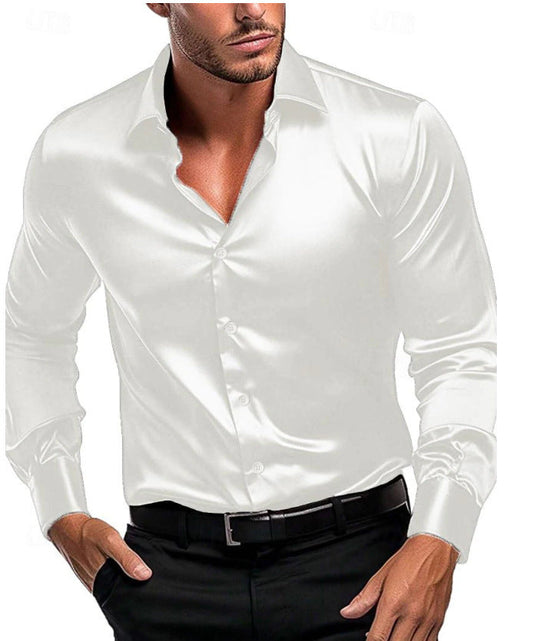 Chemise homme coupe classique col italien respirant