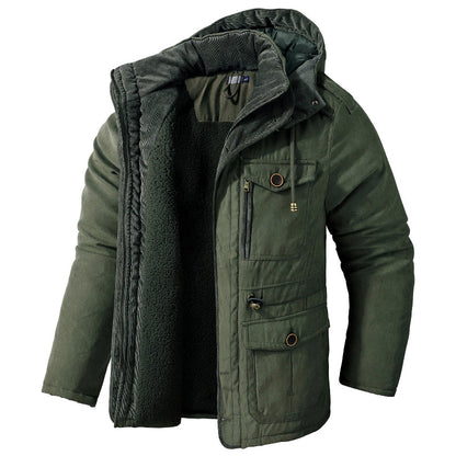 Veste d'hiver homme imperméable, coupe-vent et thermique