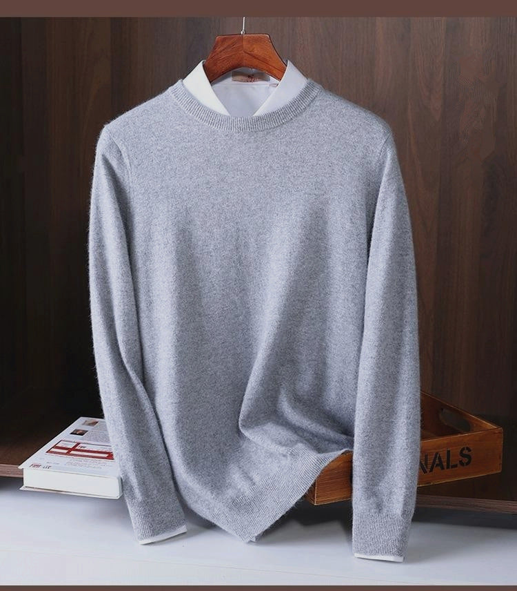 Weicher Strickpullover für Herren für Herbst und Winter