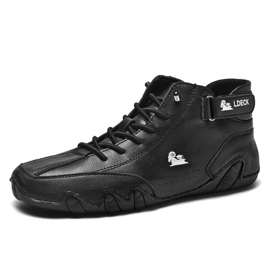 Chaussures pieds nus orthopédiques en cuir véritable