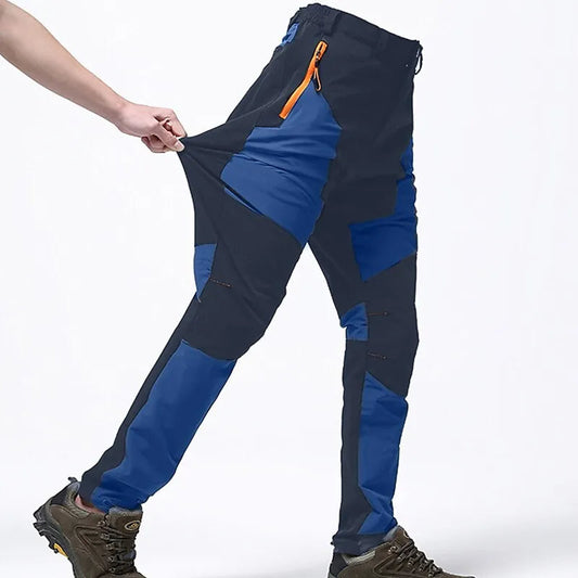 Herren-Stretchhose, sportlicher Schnitt, winddicht, zum Wandern