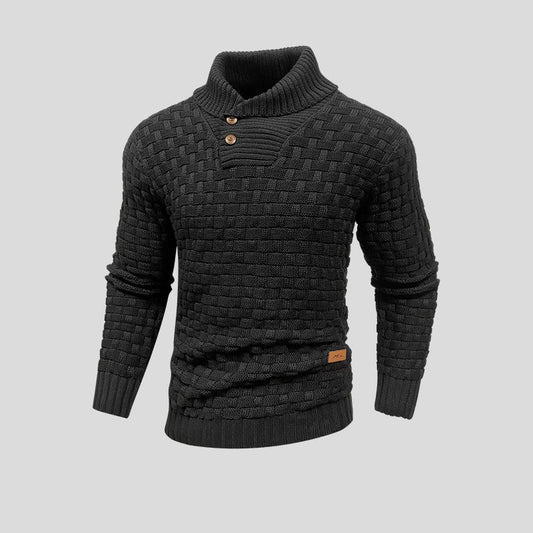 Pull homme thermique tricoté coupe confortable