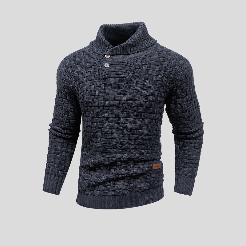 Herren-Thermo-Strickpullover in bequemer Passform