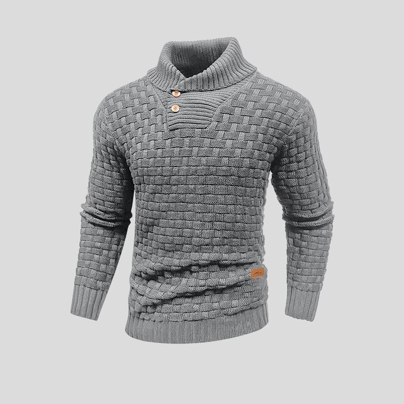 Herren-Thermo-Strickpullover in bequemer Passform