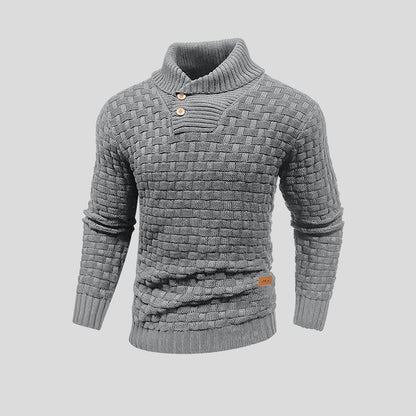 Herren-Thermo-Strickpullover in bequemer Passform